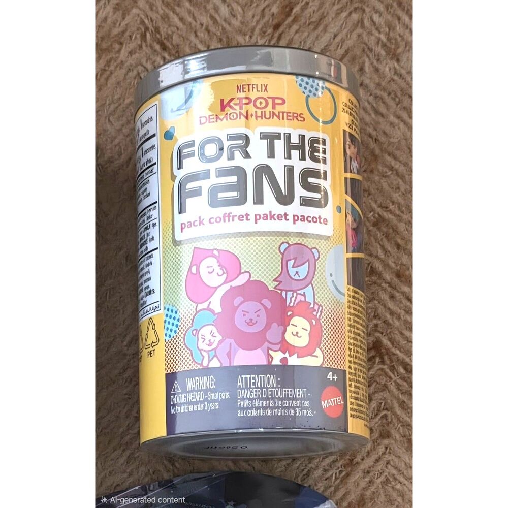 Netflix KPop Demon Hunters For The Fans Pack Mystery Blind Can - New